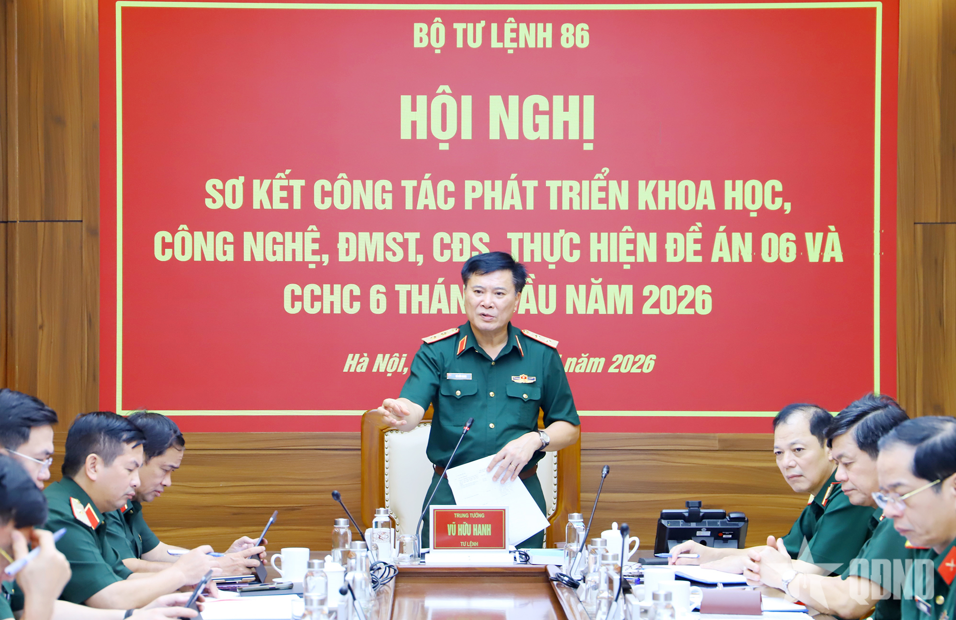 Bộ tư lệnh 86: Triển khai đồng bộ các nhiệm vụ phát triển khoa học, công nghệ, đổi mới sáng tạo, chuyển đổi số

